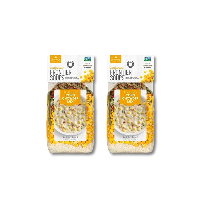 Frontier Soups Hearty Meals Illinois Prairie Corn Chowder, 7 oz,