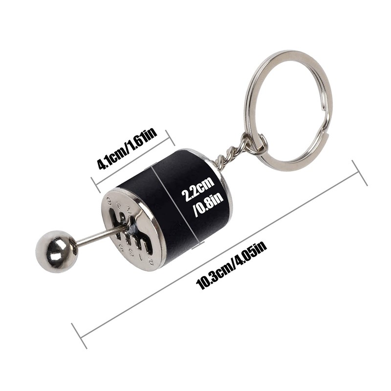 Auto Shifter Keychain，Car Shifter Keyring, Creative Auto Gear Shifter Model
