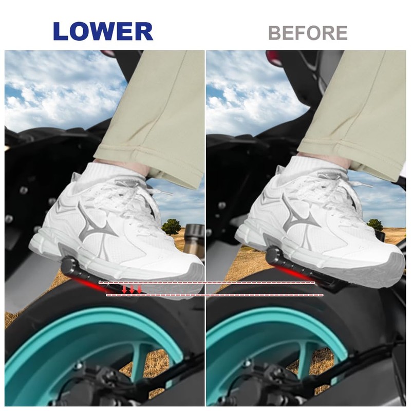 Xitomer Footpegs Lowering Kit Compatible With MT09 2021-2025 / MT09