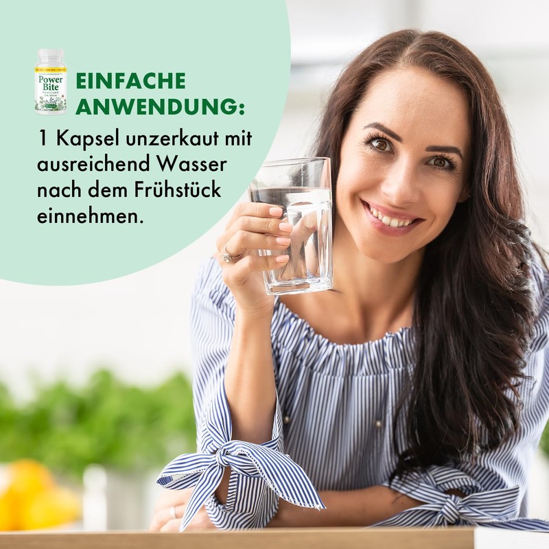 Power Bite Kapseln | mit Pflanzenextrakten, Mineralstoffen und Vitaminen |