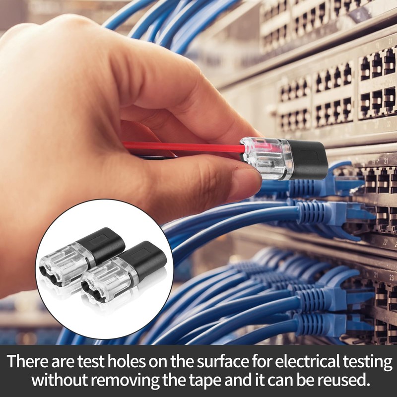 6 PCS Wire Connectors,Electrical Connectors with Locking Buckle,Electrical Wire Connectors，Cable