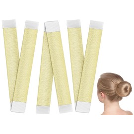 YOKONICO Hair Bun Maker, 3Pack Easy Snap-and-Roll Bun Hair Tool, Magic 21cm Bun Tool, Donut Hair, Perfect Bun Makers Hair Pins French Twist Donuts for Updos Kids Women Ballerina Bun Shaper Easybun