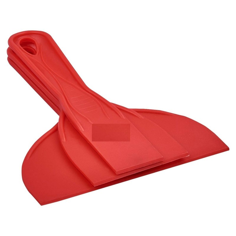 Paint Scraper Tool Set of 3, Plastic Scrapers for Cleaning,