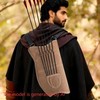 Archery Arrow Quiver with Slots, Adjustable Shoulder Strap, Only Quiver