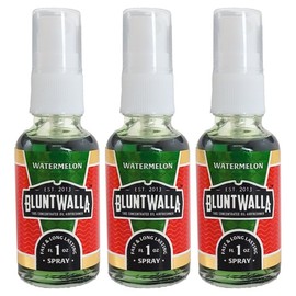 Bluntwalla 100% Concentrated Oil Air Freshener Spray 1 oz. Glass Bottle 3-Pack - Choose Your Scent (Watermelon)