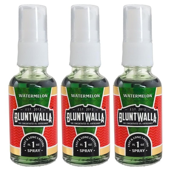 Bluntwalla 100% Concentrated Oil Air Freshener Spray 1 oz. Glass