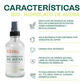 Hidrolato De Avena,tonico Facial Calmante, Anti-picor 120 Ml Todo Tipo De Piel Día/noche