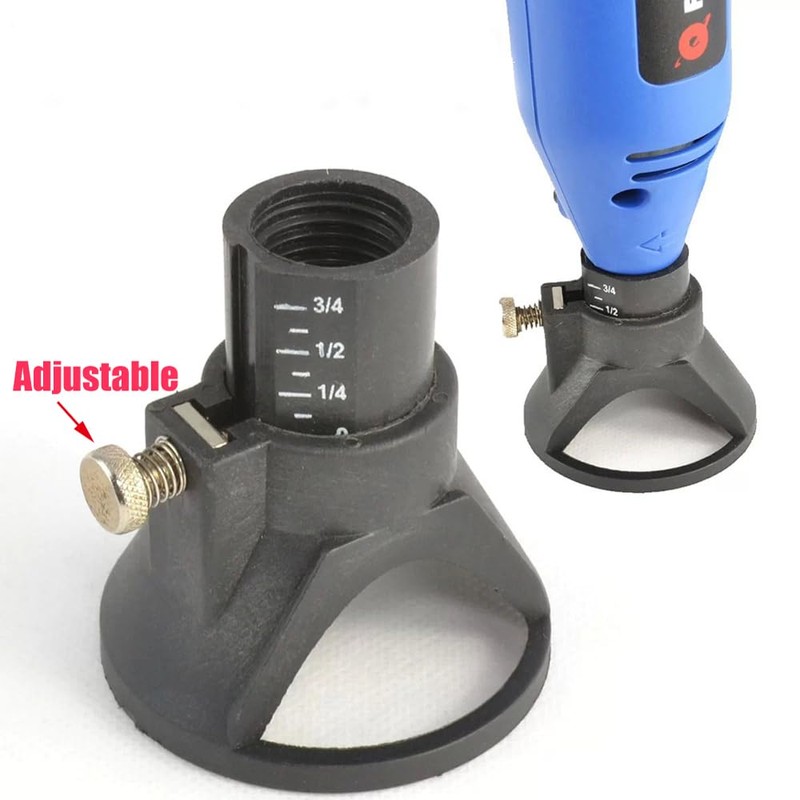 Electric Grinder Locator, Multi-Tool Cutting Guide Router Attachment Kit Rotary