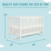 Dream On Me Arlo 5-in-1 Convertible Crib in White, JPMA