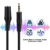 3.5mm Male to Female Audio Extension Cable Jack Aux Cable