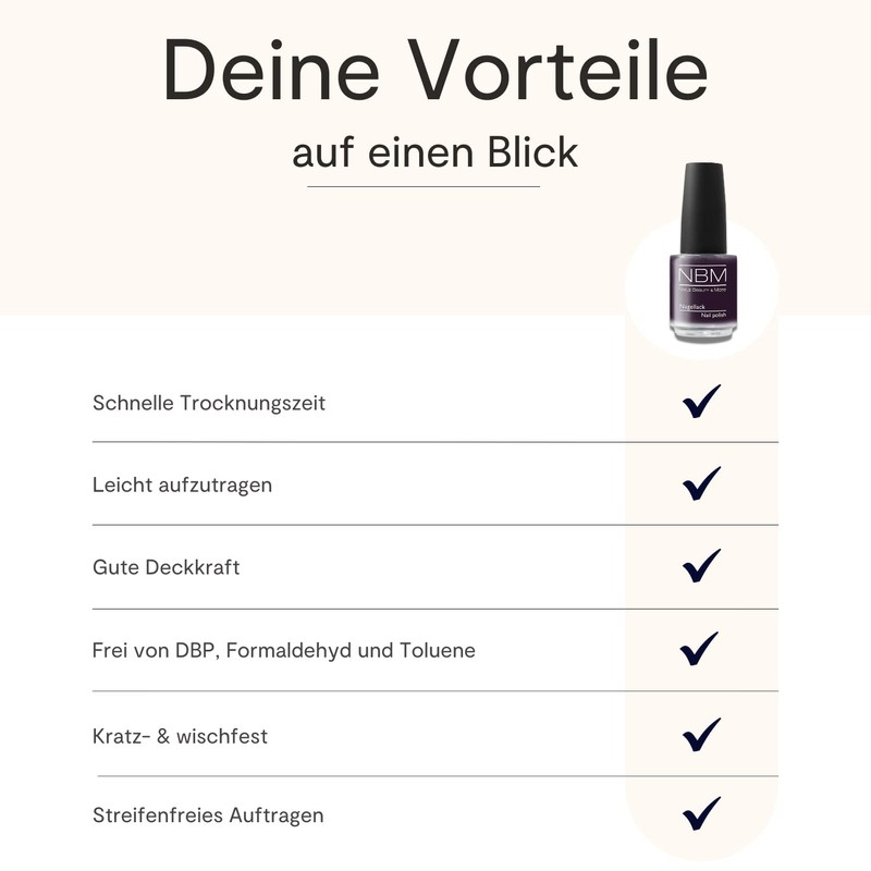 NBM Nail Polish No. 37 14 ml Black