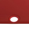 Architec 14" x 11" Gripper Non-Slip Poly Cutting Board, Red