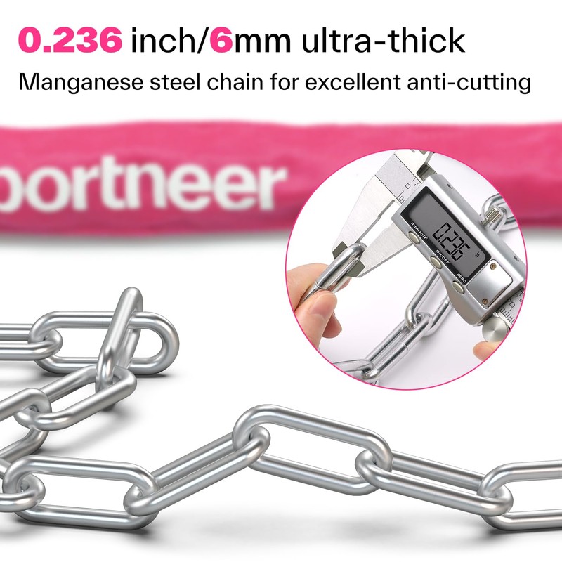 Sportneer Bicycle Lock Combination Lock with Numbers and High Security