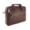 Men Leather Messenger Bag Shoulder Bag for Office School College
