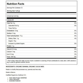 Organic Fruit Jerky, Banana with Cacao, 12 Strips, 0.8 oz (23 g) Each, Solely