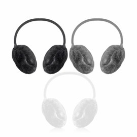 AL KAHF Ear Muffs Super Soft Ear Muffs With Plastic Headband Winter Ear Cover Ear Warmers Outdoor Ear Protector For Girls Ladies Women Men Cold Weather Essentials Assorted Colours (1Pc)