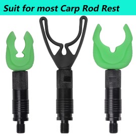 Carp Fishing Pod Connector Rod Rests Quick Release Connector Bank Sticks Rod Holder Rod Pod Bite Alarm Black Pack of 4