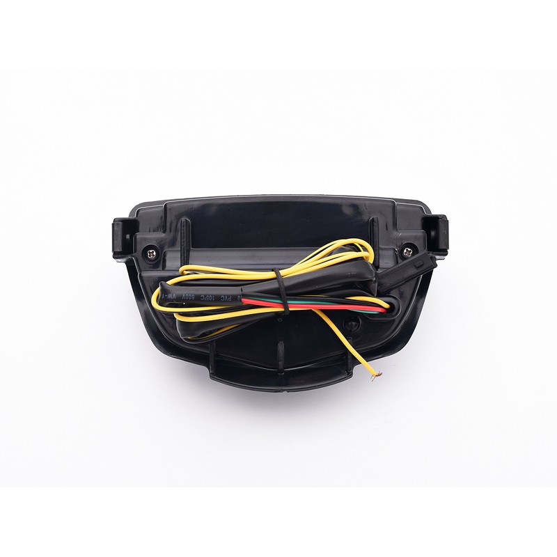 Bright2wheels Motorcycle LED Tail Light with Turn Signals Compatible with