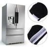 Hohopeti Appliance Handle Covers 1 Pair Velvet Refrigerator Door Handle
