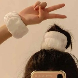 Toiletries cute face wash band face wash bracelet face wash wrist band 2p dark gray / 세면용품 귀여운세안밴드 세안팔찌 세안손목밴드 2p 진회색