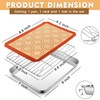 P&P CHEF 9 Inch Baking Oven Sheet Pan with Rack
