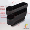 2 Set Car Seat Gap Organizer, Car Gap Filler Storage