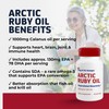 Arctic Ruby Oil 1000mg Omega 3 Supplement with EPA DHA