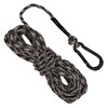Allen Company Deluxe Reflective Hoist Rope, 30-Feet Long, Black