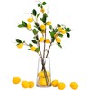 Maysing 13 Pcs Faux Lemon Decoration Set Includes 3 Pcs