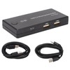 USB 2.0 Switch Selector 2 in 4 Out Great Compatibility