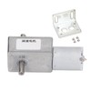 Worm Gear Motor 12mm Double Shaft Self Locking Reversible High