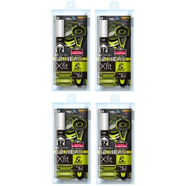 Xfit 5-Blade Razor 2P Travel Pack x 4