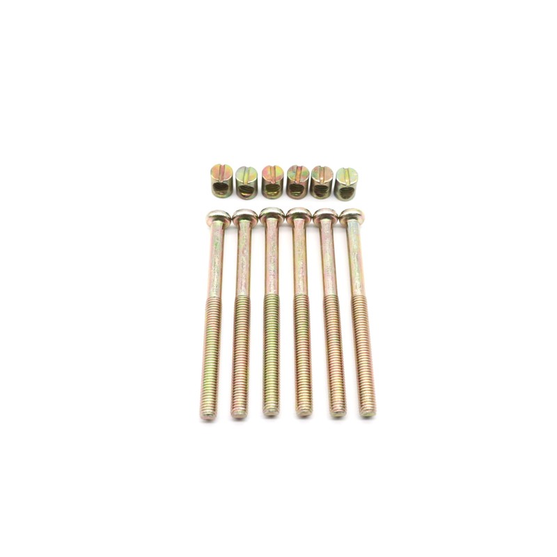 BinifiMux M8 x 90mm Bed Bolt Crib Screw Set -