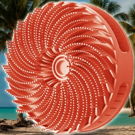 Scalp Massage/Shampoo Brush/Coral/1Pc