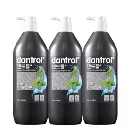 DenToRoil 댄트롤 비듬두피 샴푸 딥클린박하솔트, 820ml, 3개 Dantrol Dandruff Shampoo Deep Clean Peppermint Salt, 820ml, 3 Pieces
