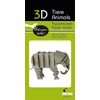 Fridolin 3D Paper Model Elephant Grey