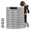 Besiter Garden Hose 100FT Stainless Steel Water Hose with 10