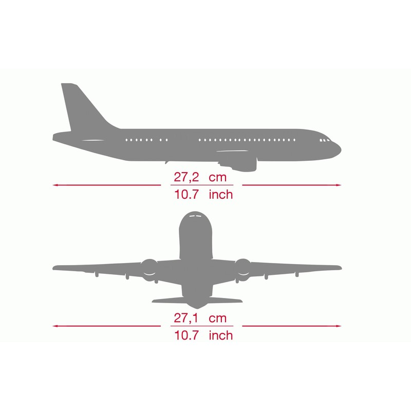 Herpa modello di aereo DAT ATR-72-200, in scala 1:100 -