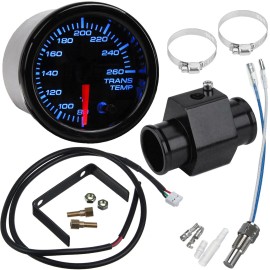 American Volt 2 INCH TRANSMISSION TEMP-ERATURE GAUGE AUTO METER 36MM IN-LINE HOSE SENDING UNIT