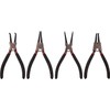 Mr. Gadget's Solutions 4-Piece Circlip Pliers Set – 7" Heavy-Duty