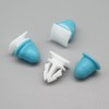 VVO Fasteners Plastic Side Body Moulding Strip Trim Clip, White