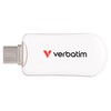 Verbatim Plectra USB-C Flash Drive 128GB White