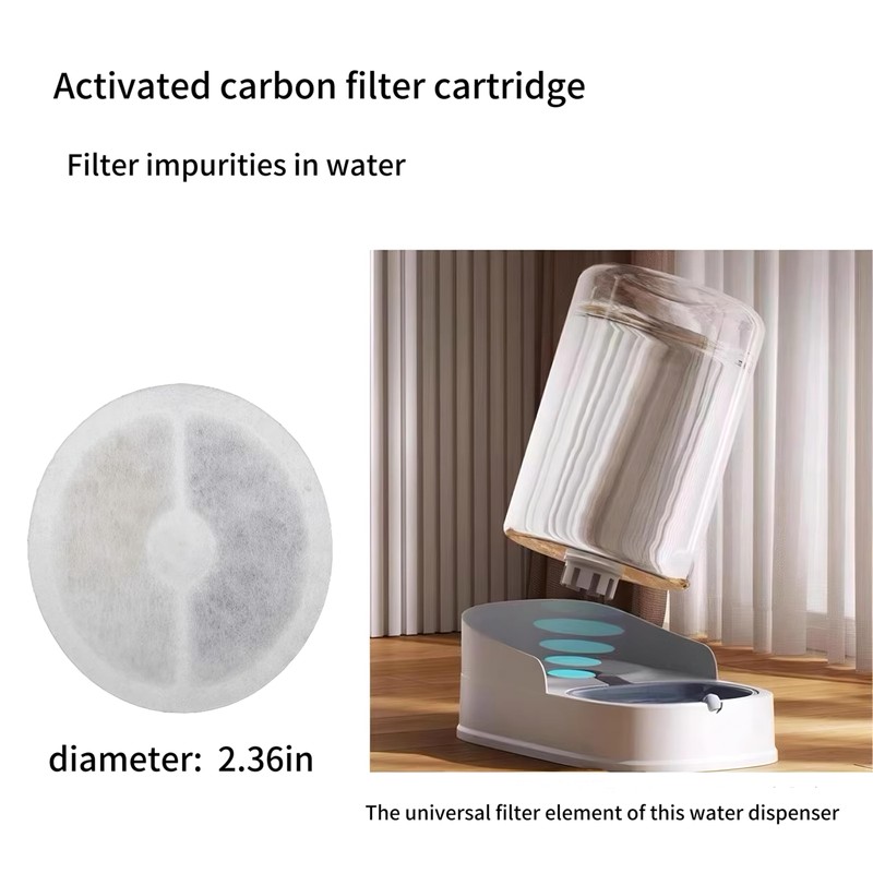 Pet Water Fountain Filter Replacement Pads, 10 Pack, Compatible with