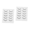 Baluue 2sets False Lashes for Women Lashes 3d Strip Lashes
