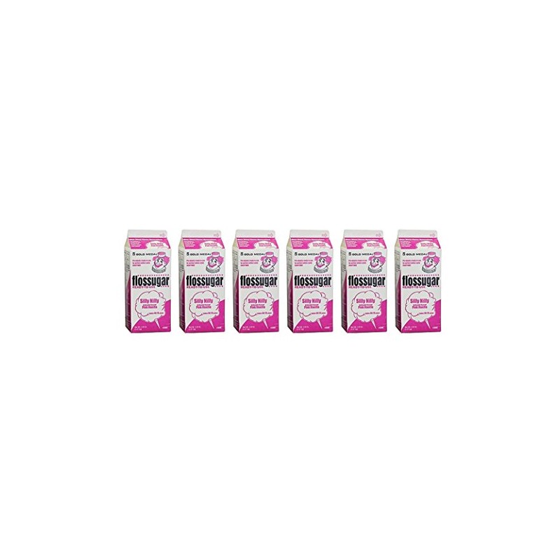 Cotton Candy Pink Vanilla Flossugar, Case of 6-1/2 Gallon Cartons