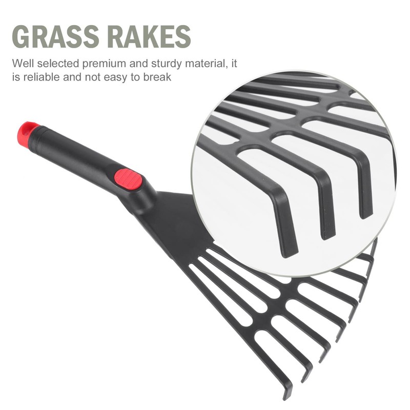 Angoily Hand Rake Garden Tool Pack of 2 Plastic Hand
