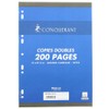Conqueror A4 Punched Papers Double 200 Pages 70 g large