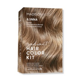 Madison Reed Radiant Hair Color Kit | 8.5NNA Dark Neutral Blonde (Lusia) for 100% Gray Hair Coverage | Salon Quality Permanent Hair Dye | PPD-Free & Ammonia-Free | (Packaging May Vary) 1 Pack