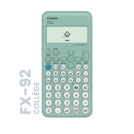 Calcuso Casio fx-92 Collège Standard Package Blue with Calculator (French)