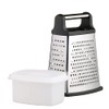 MasterClass Stainless Steel Box Grater with Container, 23 cm (9